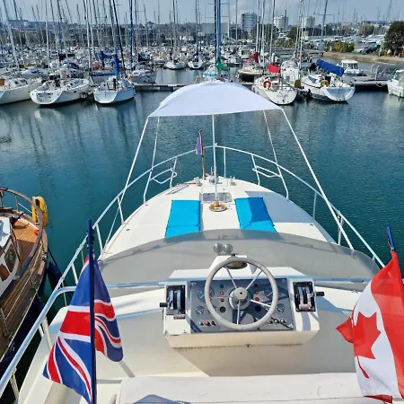 보트호텔 Boat Titanic Motor Yacht A Quai Rose Star 셰르부르 앙 코탱탕